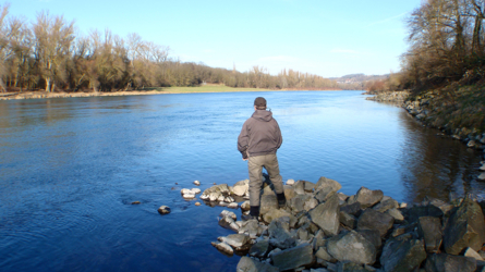 Februar 2011 - Hechtfischen am Altrhein...