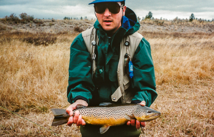 Nice Brown Trout from Markus 1992 - Madison River